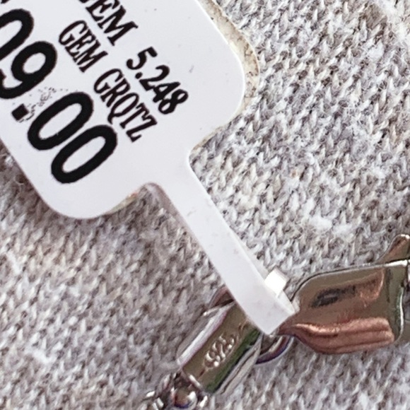 Green quartz and Peridot 925 Pendent Braided 925 Chain - Picture 10 of 12